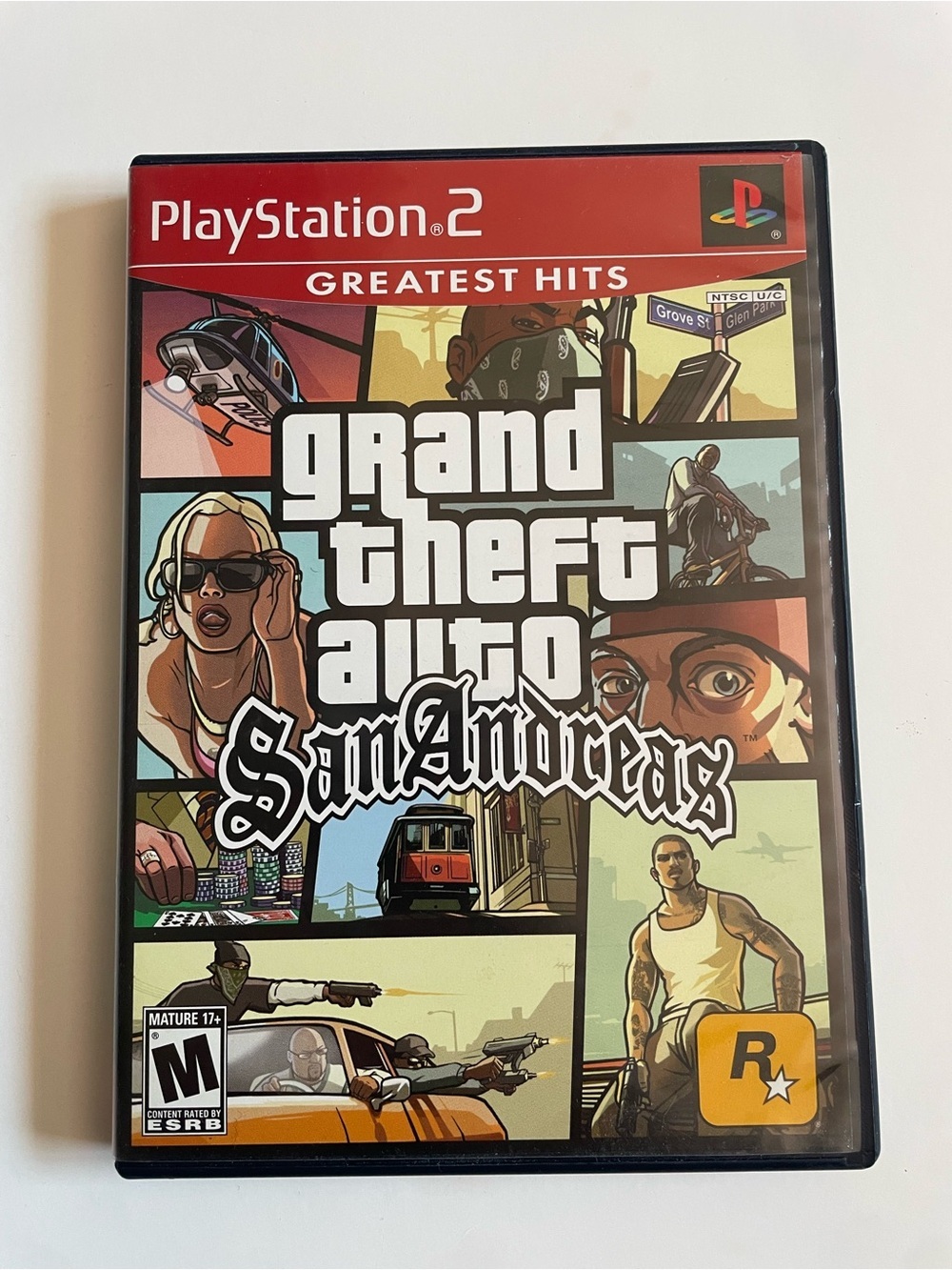 PS2 Grand Theft Auto San Andreas Greatest Hits Video Game Y2K